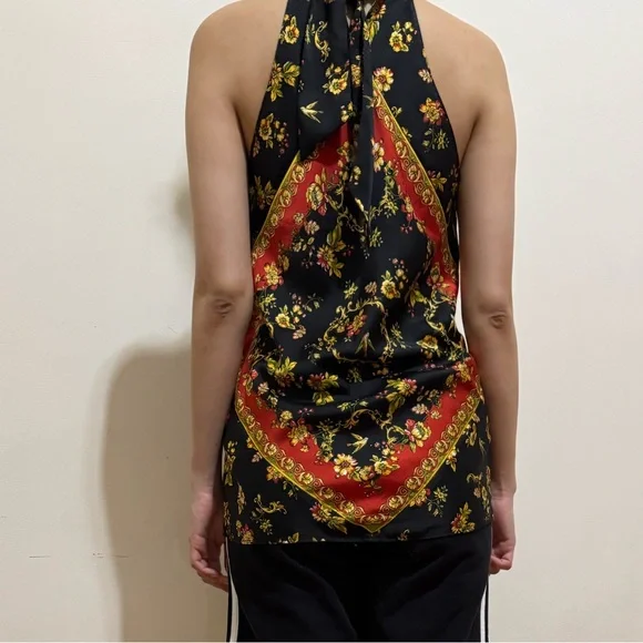 Floral Halter Neck Top - Picture 2 of 4